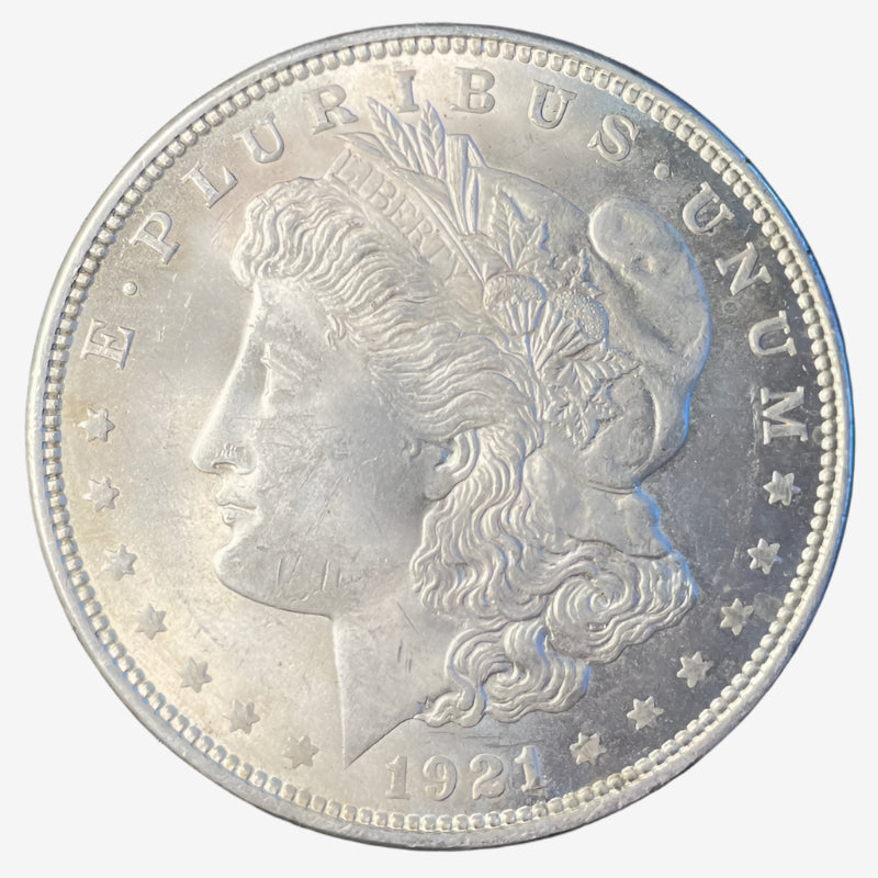 1921 MORGAN DOLLAR AU+ 1 oz 90% Silver